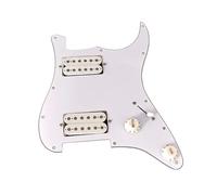 electric Guitar Pickguard pickup set 11 Hole Loaded Prewired Guitar Pickguard Guard Plate WithPickups For Guitar Strings Parts And Installation Tool Set(White)