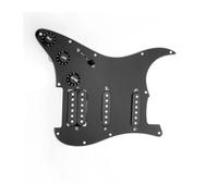 electric Guitar Pickguard pickup set 11 Hole SSS Prewired Loaded Pickguard with Single Coil Pickups Set for Guitar 3Ply Black
