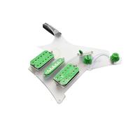 electric Guitar Pickguard pickup set 15set 3 Ply 11 Holes HH Two Humbucker Guitar Pickguard Anti-Scratch Plate For ST FD Guitar