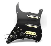 electric Guitar Pickguard pickup set 1Set SSH Guitar Pickguard Wiring Loaded Prewired + Silence Converter ST Guitar Double Coil Pickup 12Color(Switch Control BK)