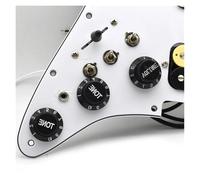 electric Guitar Pickguard pickup set 1Set SSH Guitar Pickguard Wiring Loaded Prewired + Silence Converter ST Guitar Double Coil Pickup 12Color(White with 3.5 jack)