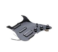 electric Guitar Pickguard pickup set Black Guitar Strat Pickguard Humbucker Pickups Set black SSH Loaded Prewired for Guitar
