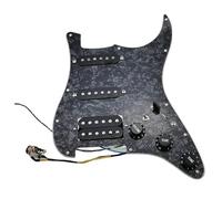 electric Guitar Pickguard pickup set Guitar Pickups Guitar Pickups SSH Style 7-Way Type Fully Loaded Pickguard(Pearl black)