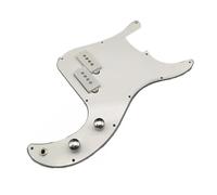 electric Guitar Pickguard pickup set Prewired loading pickguard pickup for guitar 3 ply pickup black white guitar parts(White)