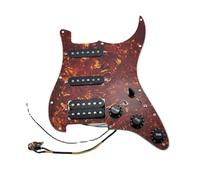 electric Guitar Pickguard pickup set Prewired Scratchplate Assembly ST Guitar Pickups SSH Style 7-Way Type Fully Loaded Pickguard Guitar Pickup(Pearl black)