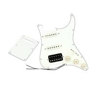 electric Guitar Pickguard pickup set SSH 5 Pickup Set Prewired Guitar Pickguard For ST Guitar Parts Replacement.3Ply Aged White