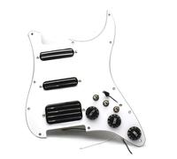 electric Guitar Pickguard pickup set SSH Guitar Pickguard Pickup 2 Mini Humbucker With Coil Pickup Singlecut Converter High Output Loaded Prewired Scratchplate