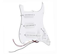 Electric Guitar Pickguard Pickup Single Coil Pickup SSS Electric Guitar Loaded Prewired Pickguard Plate Strat 11 Holes 3Ply For ST SQ Guitar