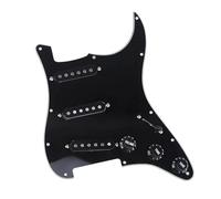 Electric Guitar Pickguard Pickup Single Coil SSS Electric Guitar Pickguard Pickup Loaded Prewired Plate 11 Holes 3Ply For ST SQ Guitar