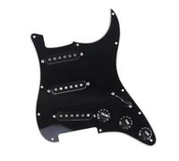 Electric Guitar Pickguard Pickup Single Coil SSS Electric Guitar Pickguard Pickup Loaded Prewired Plate 11 Holes 3Ply For ST SQ Guitar