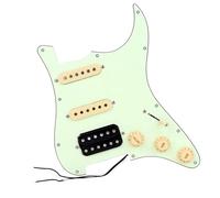 Electric Guitar Pickguard Pickup Single SSH Loaded Prewired Guitar Pickguard Humbucker Pickups Set For Electric Guitar Green