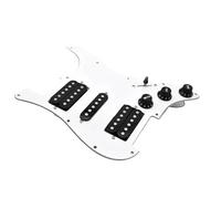 Electric Guitar Pickguard Pickup Special For 3-ply 11 Holes White Prewired Pickguard HSH Pickup For ST Guitar Replaceme(B)