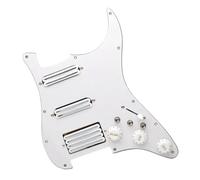 Electric Guitar Pickguard Pickup SSH Coil Splitting Electric Guitar Pickguard 2 Mini Humbucker With Coil Pickup High Output Loaded Prewired Scratchplate