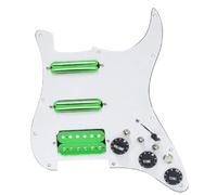 Electric Guitar Pickguard Pickup SSH Guitar Pickguard Wiring Loaded Prewired + Silence Converter ST Electric Guitar Double Coil Pickup(L)