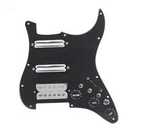 Electric Guitar Pickguard Pickup SSH Guitar Pickguard Wiring Loaded Prewired + Silence Converter ST Electric Guitar Double Coil Pickup(F)