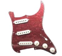 Electric Guitar Pickguard Pickup SSH Loaded Prewired Electric Guitar Pickguard Pickup For FD ST Style Guitar Professional Pickguard Pickup(A)