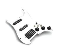 Electric Guitar Pickguard Pickup SSH Loaded Prewired Scratchplate Coil Splitting 2 Humbucker + 4 Coil Pickguard Pickup With Single Cut Converter Pickup