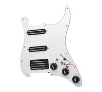 Electric Guitar Pickguard Pickup SSH Loaded Prewired Scratchplate Coil Splitting 2 Humbucker With Coil Pickup Electric Guitar Pickguard(A)