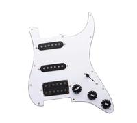 Electric Guitar Pickguard Pickup SSH Pickup Electric Guitar Pickguard Black Loaded Prewired Pickguard Scratchplate Assembly Multi Colour(I)