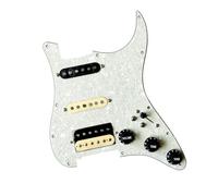 Electric Guitar Pickguard Pickup SSH Prewired Guitar ST Pickguard Set Loaded Alnico 5 Humbucker Pickups Coil Splitting Multi-switch For FD ST