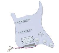 Electric Guitar Pickguard Pickup SSH Prewired Loaded Pickguard Set Alnico 5 Humbucker Pickups For ST Guitar Electric Guitars Replacement Pickup(A)