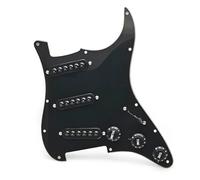 Electric Guitar Pickguard Pickup SSS 3 Single Coil Pickups Prewired ST Pickguard Big Screws Loaded Adjustable Electric Guitar Pickguard Pickup(A)