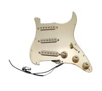 Electric Guitar Pickguard Pickup SSS Fully Loaded Single Coil ST Pickguard 7-Way Type Alnico5 Pickup WVS 60's Professional Guitar Parts(E)