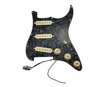 Electric Guitar Pickguard Pickup SSS Fully Loaded Single Coil ST Pickguard 7-Way Type Alnico5 Pickup Professional Guitar Parts(H)