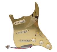 Electric Guitar Pickguard Pickup SSS Guitar Prewired Loaded Pickguard Alnico 5 Single Coil Pickups Set For ST Electric Guitar Replacement Parts(A)