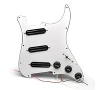 Electric Guitar Pickguard Pickup SSS Prewired Pickguard Mini Humbucker Electric Guitar Loaded Prewired Scratchplate For ST Style Guitar(B)