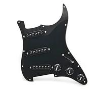 Electric Guitar Pickguard Pickup SSS ST Guitar Prewired Pickguard With Big Screws Adjustable Electric Guitar Pickguard 3 Single Coil Pickups(A)