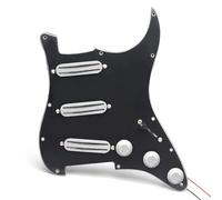 Electric Guitar Pickguard Pickup ST Electric Guitar Single Pickguard Pickup Assembly Small Double Track Pickup Mini Pickguard Pickup 500k(J)