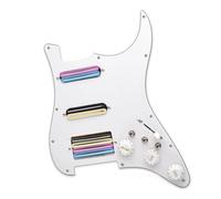 Electric Guitar Pickguard Pickup ST Electric Guitar Single Single Double Pickguard Pickup With Independent Pickup Converter SSH Five-stage Converter(B)