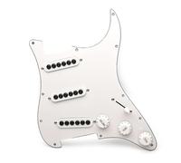 Electric Guitar Pickguard Pickup ST Electric Guitar Single Single Single Pickup Pickguard Pickup Electric Guitar Hexagonal Umbrella Pickup(White)