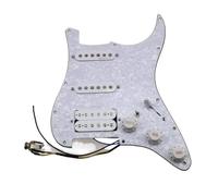 Electric Guitar Pickguard Pickup ST Guitar Pickups Alnico5 SSH Style 7-Way Type Fully Loaded Pickguard Electric Guitar Pickups(D)