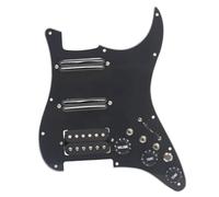 Electric Guitar Pickguard Pickup ST Guitar Prewired Pickguard Coil Splitting Two Mini Humbucker One Humbucker 9K 9K 15K Silence Converter(A)