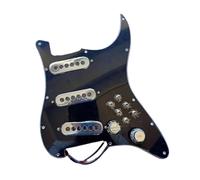 Electric Guitar Pickguard Pickup ST Pickguard Vintage Mini Tri-sonic Chrome Pickups 6 Single Cut Converter 1 Set Guitar Wiring Harness