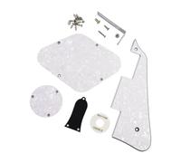 Electric Guitar Pickguard Replacement with Mounting Screw and Switches Cavity Cover Guitar Pickguard