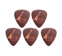 Electric Guitar Picks - 5-Piece Finger & Bass Pick Set with Grip, Guitar Pick Grip | Guitar Practice Picks, Acoustic Guitar & Ukulele Picks with Creative Patterns, Portable Guitar Accessory Kit