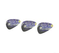 Electric Guitar Picks Set Celluloid Plectrums 0.46 0.71 0.96mm Light Medium Heavy for Bass Acoustic Guitar Blue(0.46 0.71 0.96)