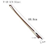 Electric Guitar Pickup 4/4 Classical Violin Bow Full Size Student Violin Bow Balanced Real Mongolian Horsehair Suitable for Professional Players Beginners(3-4)