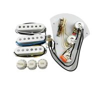 Electric Guitar Pickup Ainico5 Single Coil 250K Wiring Harness(WHITE)