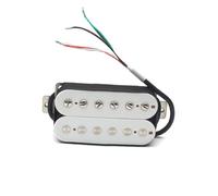 Electric Guitar Pickup Alnico 2 Aluminum Nickel Cobalt Series Double Coil Pickup Double Block Pickup White Copper Base(Bridge A)