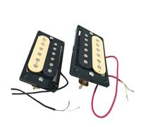 Electric Guitar Pickup Black And Yellow Suitable For ST/SQ Double Black Frame Humbucking Pickup