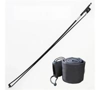 Electric Guitar Pickup Carbon Fiber Violin Bow 5 Sizes 4/4 3/4 1/2 1/4 1/8 Wild Tone Black Horse Hair(74.5cm bow and bag)