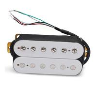 Electric Guitar Pickup Coil Spliting Pickup Humbucker Dual Coill Pickup 4 Conduct Cable N-7.5K/B-15K Output(Bridge)