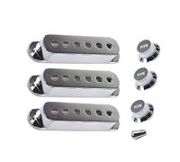 Electric Guitar Pickup Covers Single Coil Covers With Volumes Tone Control Knob Electric Guitar Accessories