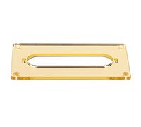 Electric Guitar Pickup Mounting Frame | Golden Mirror Acrylic Cover Replacement with Pre - Drilled Holes | Standard Size Fits Many Guitars