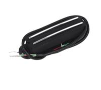 Electric Guitar Pickup Set 1PCS Ceramic Hot Dual Rails Pickup Pickup ST Electric Guitar Mini Humbucker Pickup Black 4 Wires(6-7K)