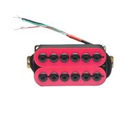 Electric Guitar Pickup Set Adjustable Metal Double Coil Electric Guitar Pickups Humbucker Neck And Bridge Guitar Pickup Various Colors(O)